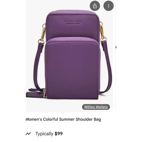 Forever Young Purple Crossbody - Picture 1 of 8